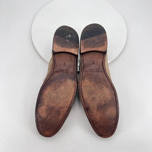 To Boot New York Adam Derrick Men Size 9 Brown Suede Plain Toe Derby Dress Shoes - Picture 11 of 15